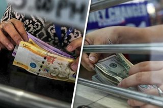 Peso weakens further, falls to 56.06 to $1 