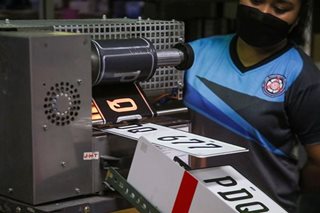 LTO says to produce 80 percent of license plate backlog