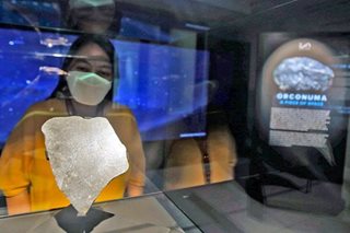 Orconuma Meteorite on display at National Museum