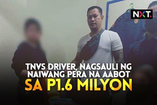TNVS driver, nagsauli ng perang naiwan sa sasakyan 