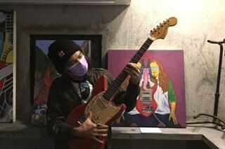 Marcus Adoro returns to Punk Zappa roots, debuts as painter