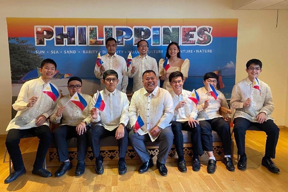 The Philippine team at the 63rd International Mathematical Olympiad, which took place last July 6 to 16 in Oslo, Norway. Photo from the Philippine Embassy in Norway's official Facebook page
