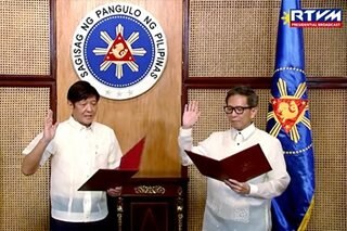Marcos administers oath to new energy chief Lotilla 