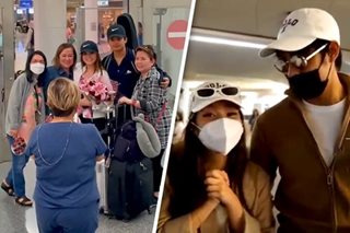 Star Magic artists arrive in San Francisco for concert