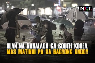 Ulan sa South Korea, mas matindi pa sa Bagyong Ondoy