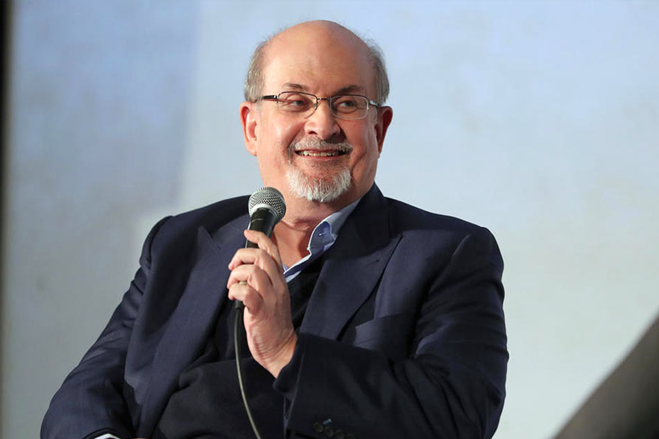 British-Indian author Salman Rushdie attends a book reading event in Berlin, Germany, on November 11, 2019. Hayoung Jeon, EPA-EFE/file