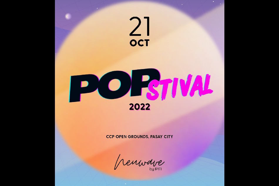 Teaser for 'Popstival 2022,' scheduled to take place on October 21, 2022 at the CCP Open Grounds. Photo from Twitter/@neuwave_events