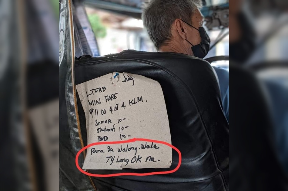 'Good samaritan' na jeepney driver, nag-viral