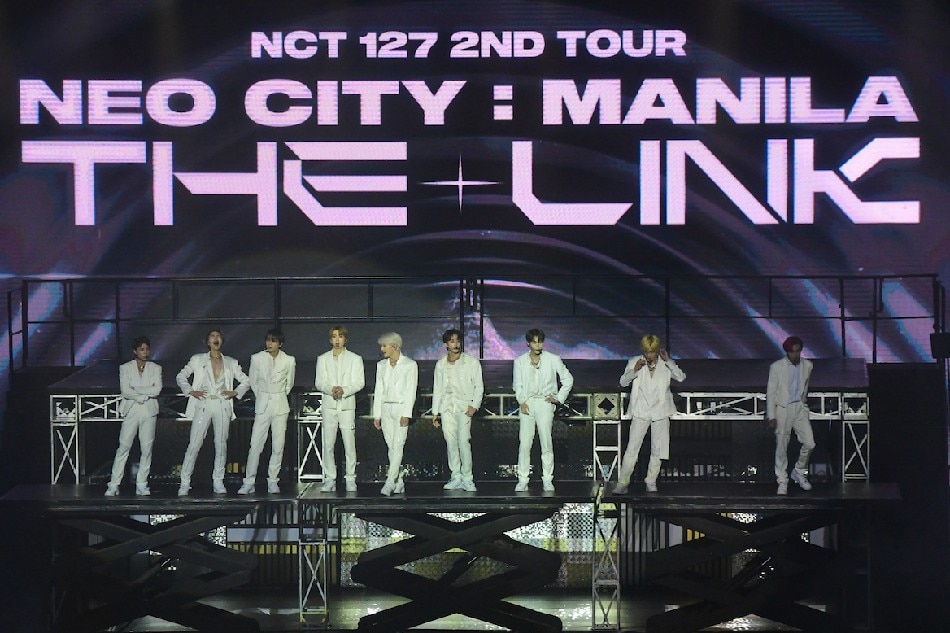 NCT 127 at the Manila of its 'Neo City: The Link' tour at the Mall of Asia Arena on September 4, 2022. Mark Demayo, ABS-CBN News
