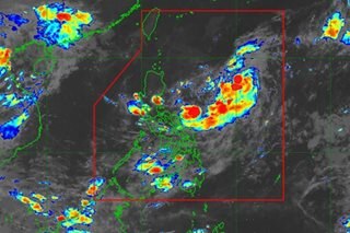 Tropical storm Inday slows down over Philippine Sea