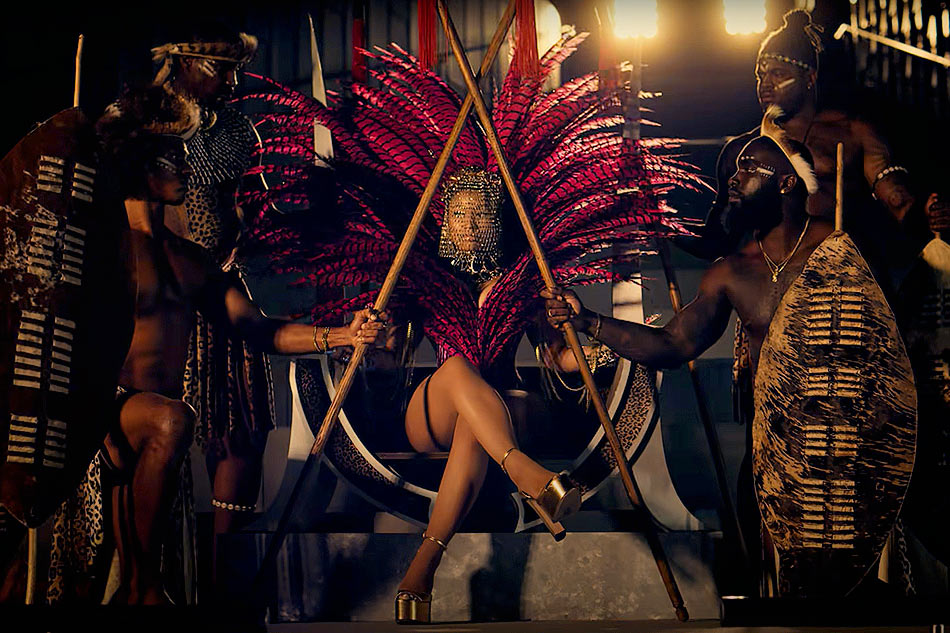 Screenshot from 'Love In The Way' music video.