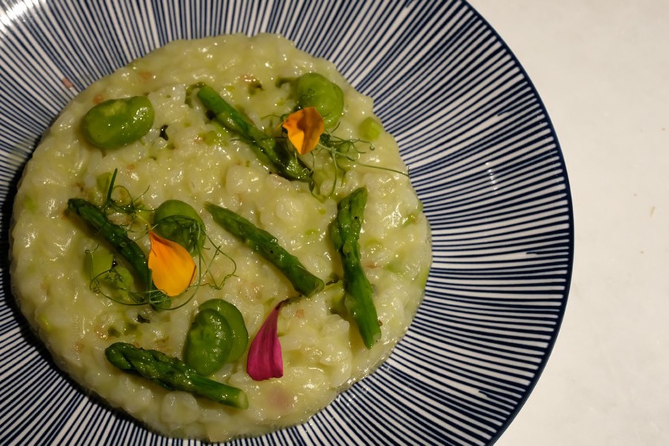 One would expect the Green Pea Risotto to have subtle flavors, but this one is very tasty. But as with most risottos, it would be nice with a squirt of lemon for some brightness. Jeeves de Veyra