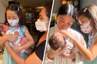 LOOK: Angelica Panganiban shares glimpse of newborn