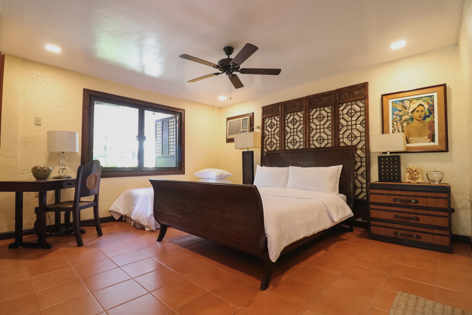 Inside one of the bedrooms at River Garden Rest House. Handout
