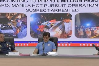 P6.7-B worth of alleged illegal drugs seized in NCR operations