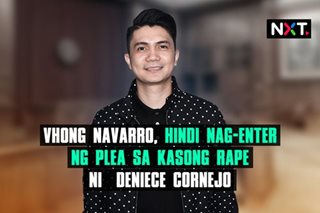 Vhong Navarro, hindi naghain ng plea sa kasong rape 