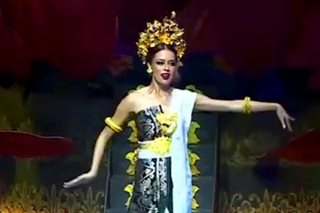 WATCH: Roberta Tamondong in Miss Grand cultural show