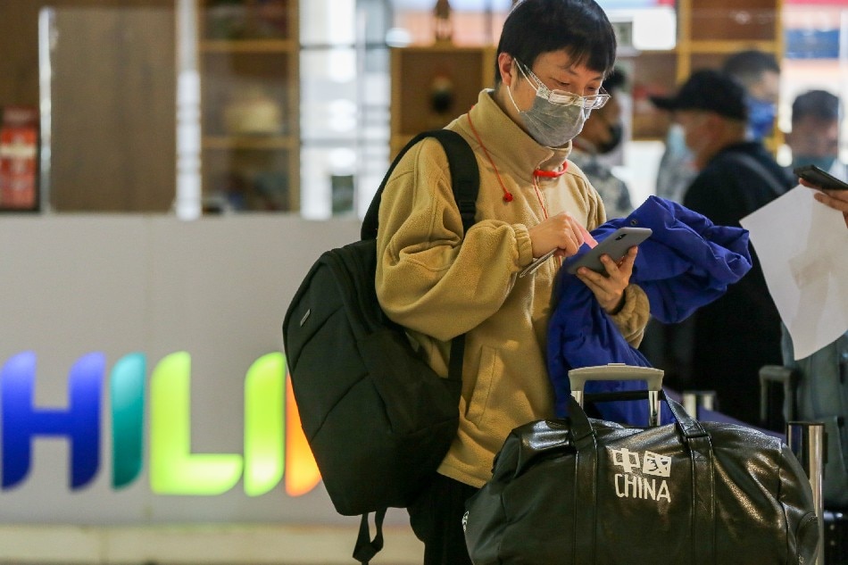 Foreign nationals arrive at the Ninoy Aquino International Airport in Pasay City on February 10, 2022, the first day the country reopened its borders to fully vaccinated international travelers. Jonathan Cellona, ABS-CBN News/FILE