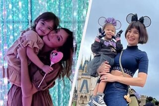 Anne Curtis, Solenn Heussaff take daughters to Disneyland