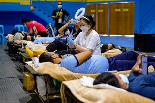 Costumed blood drive in Muntinlupa 