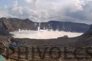 Phivolcs records phreatomagmatic bursts at Taal Volcano