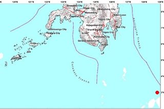 Magnitude 5.1 quake hits sea off Davao Occidental