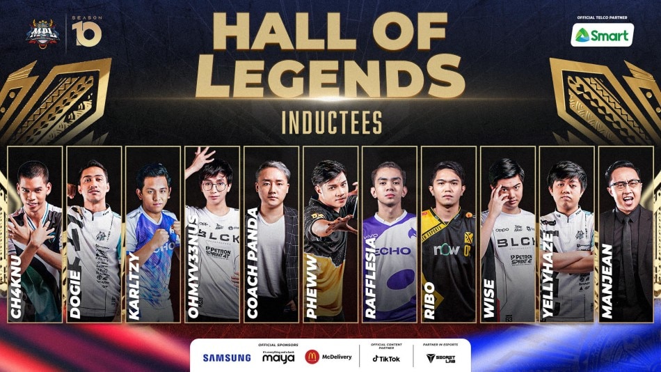 Who are in the inaugural MPL Hall of Legends? ABSCBN News