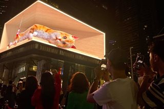 LOOK: Giant outdoor 3D LED billboard unveiled at BGC