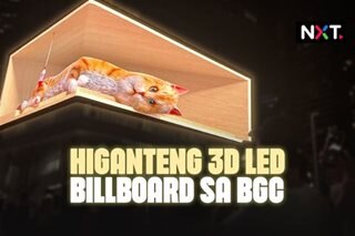 Higanteng 3D LED billboard sa BGC 