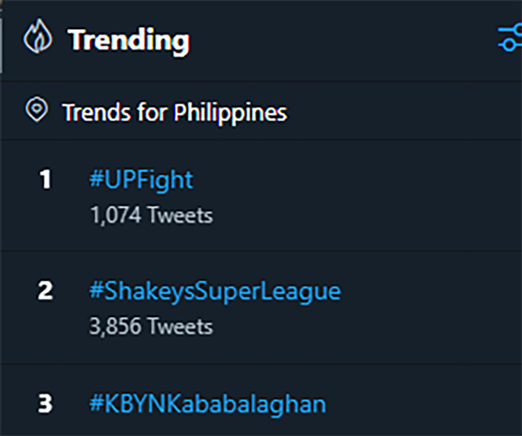 KBYN TRENDING AT NUMBER 3
