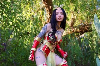 Bella Poarch poses as Darna for Halloween 2022