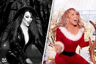 WATCH: Mariah Carey shows up for Christmas comeback