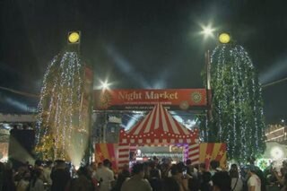 Tanyag na Christmas night market, muling binuksan