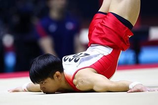 Yulo sees medal hopes dashed in floor exercise at worlds