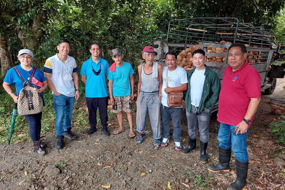 At the Liberica farm in Laguna. Jeeves de Veyra