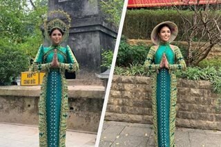 LOOK: PH bet's costume for Miss Tourism World 2022