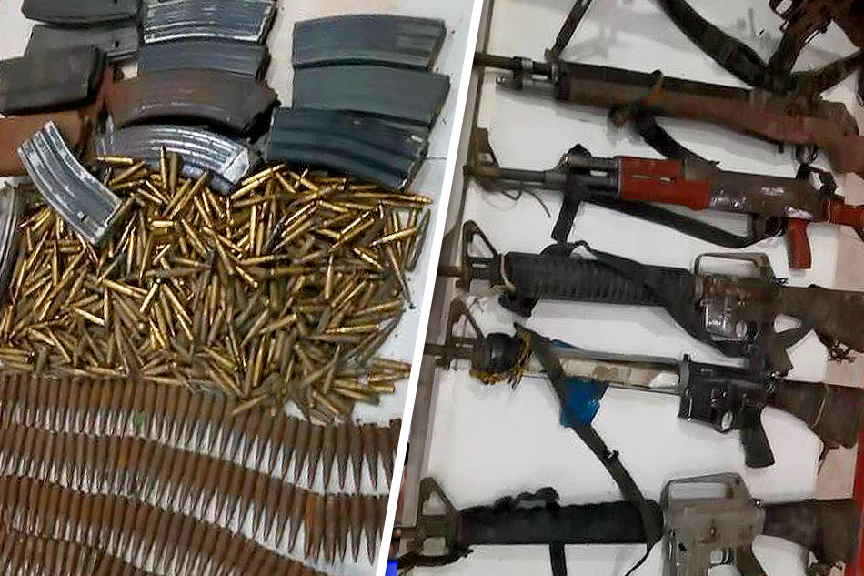 Assorted firearms and ammunition
