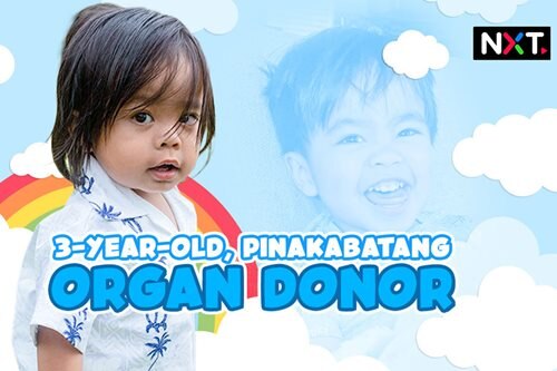 3-year-old, pinakabatang organ donor
