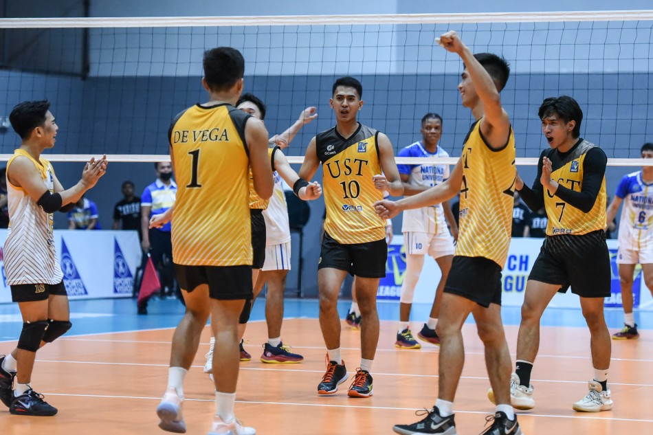 The UST Tiger Spikers foiled NU's bid for a sweep of the V-League Men's Collegiate Challenge. PVL Media.
