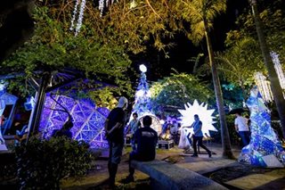 Makati launches city's Christmas lights installation