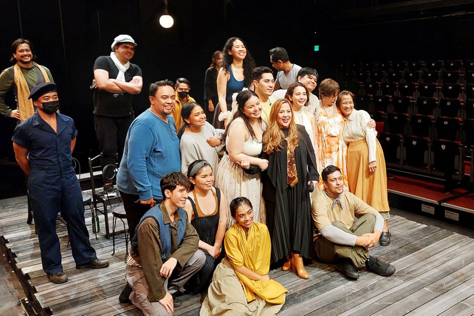  The cast of Repertory Philippines' 'Carousel.' Jeeves de Veyra