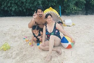 Meryll Soriano marks 40th birthday with family at beach