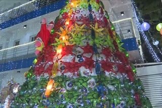 Christmas village na gawa sa recyclable materials patok sa Pasig City