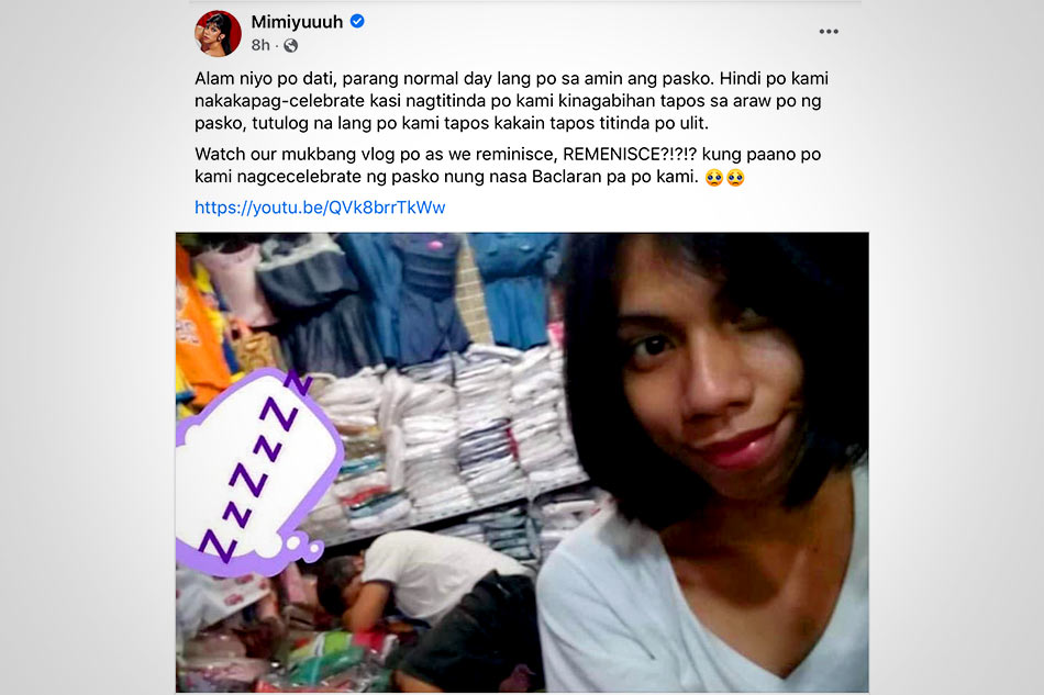 Mimiyuuuh recalls Christmas a 'normal day' pre-vlogging | ABS-CBN News