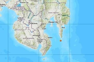 Magnitude 5.2 quake hits off Davao Oriental