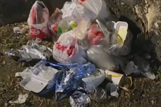 Rizal Park napuno ng basura kasunod ng Bagong Taon