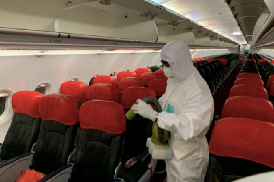 Aircraft will undergo disinfection and deep cleaning before and after every flight. AirAsia