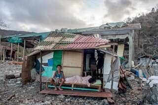 Odette survivors still staying in makeshift shelters