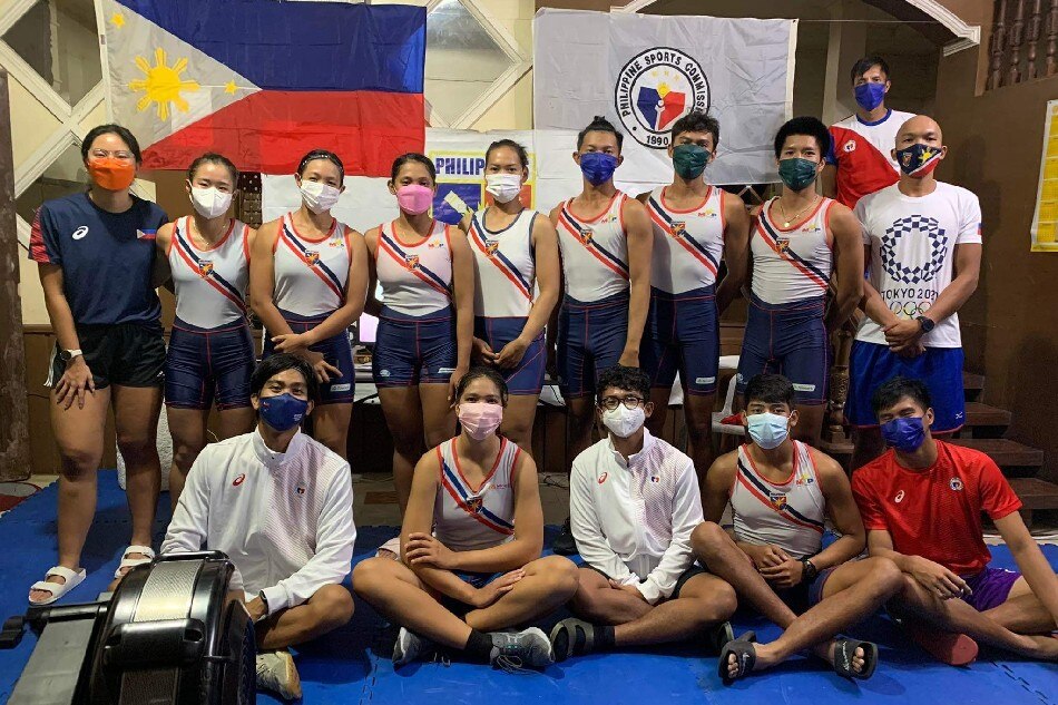 Filipino rowers won eight medals in the 2022 Asian Rowing Virtual Championship. Photo courtesy of the Philippine Rowing Association