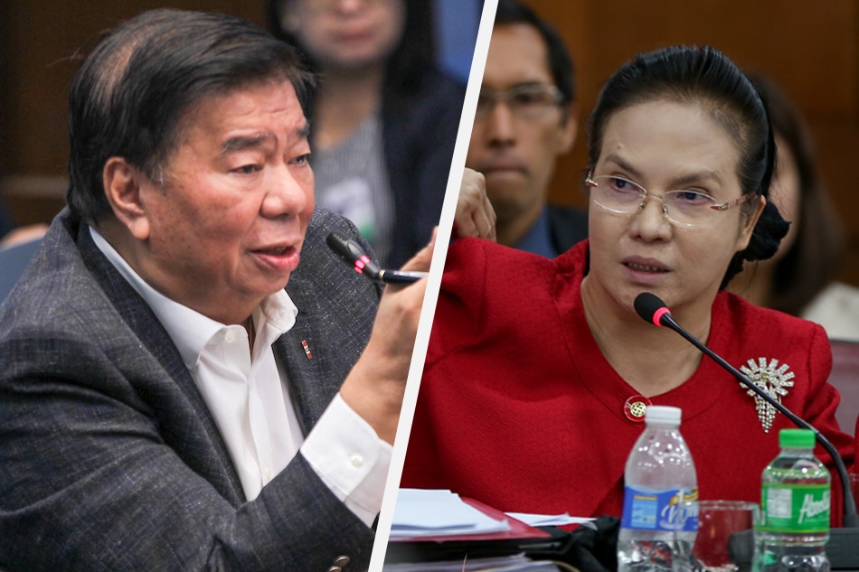  Photo composite of Public Attorney's Office chief Persida Acosta and Senate Minority Leader Franklin Drilon. Jonathan Cellona, ABS-CBN News